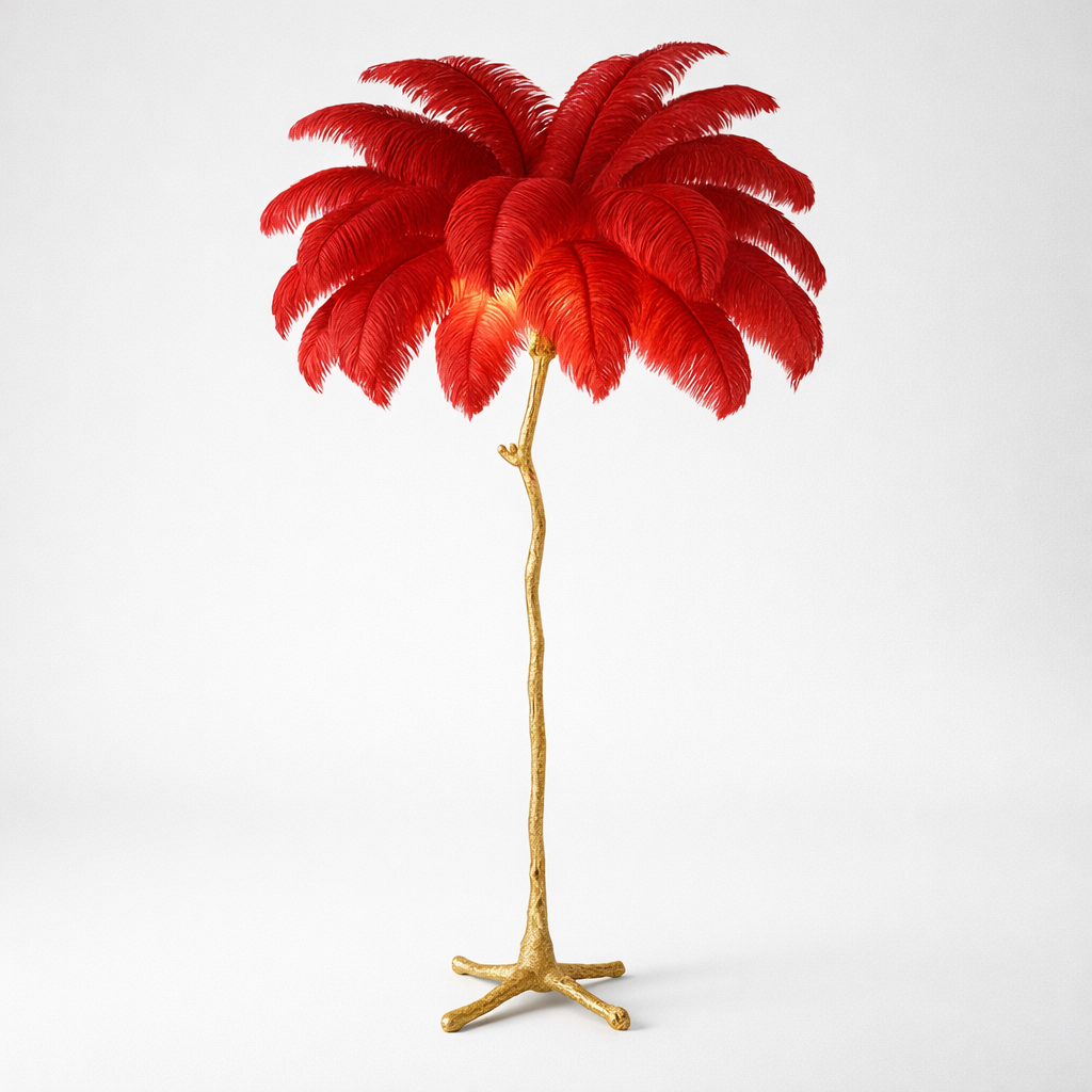 Floor Lamp with Springs