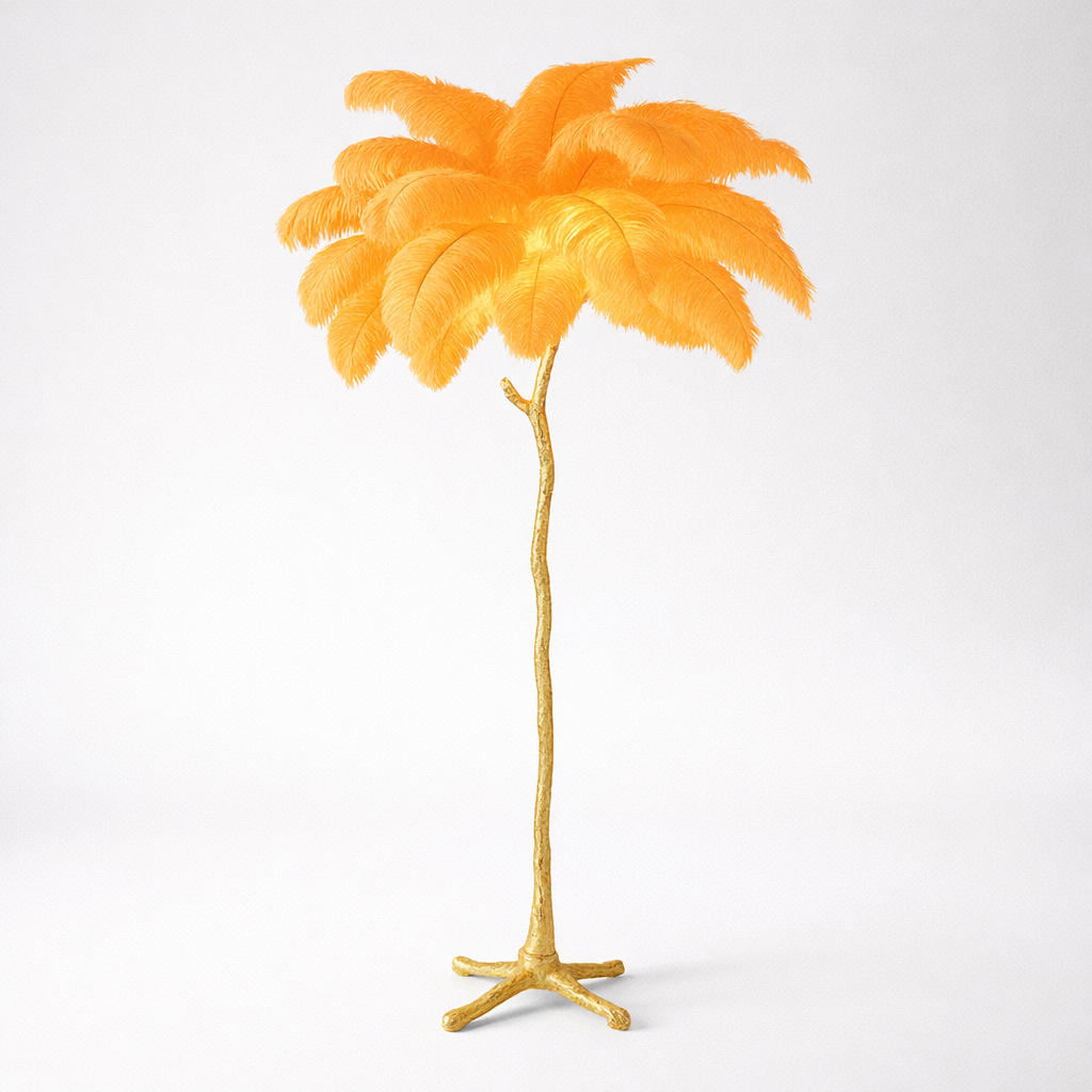 Floor Lamp with Springs