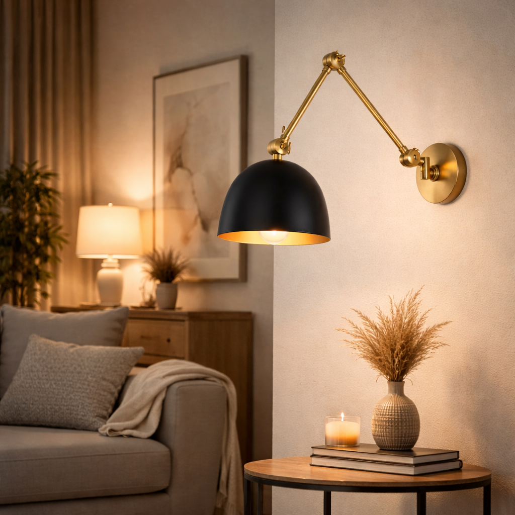 Wandlamp Met Compact Ontwerp En Gerichte Lichtbundel