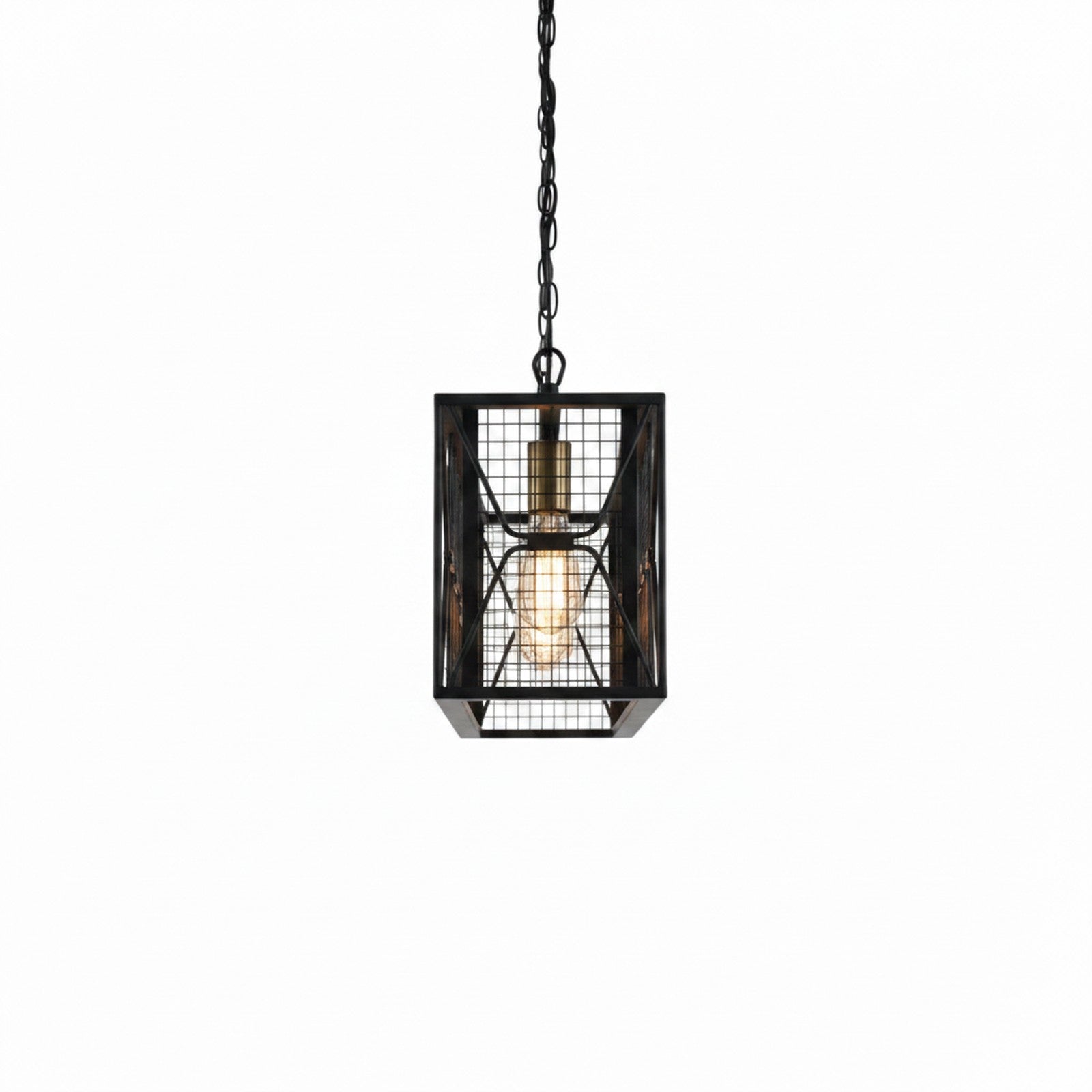 4/6-Light Kitchen Island Linear Chandelier - Angle