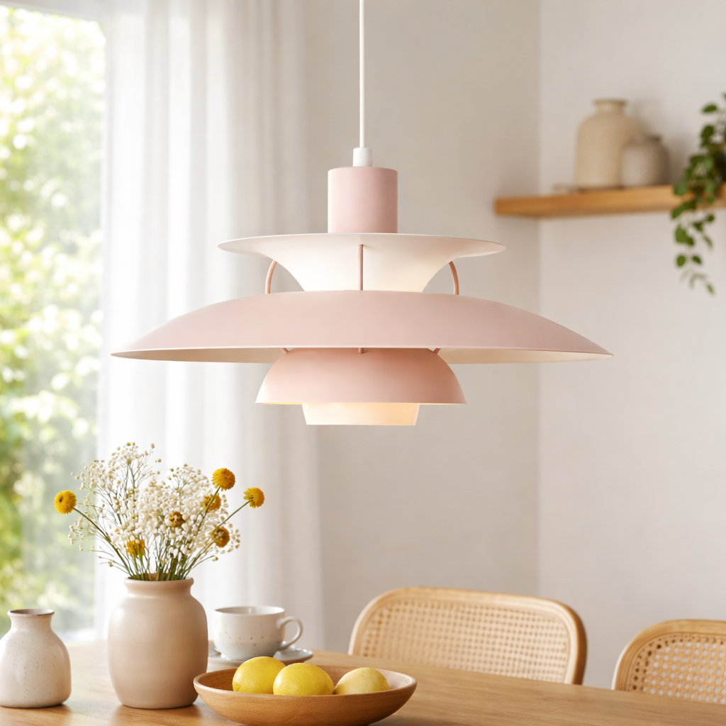 Skandinavisk Metal Loftarmatur til Opholdsrum