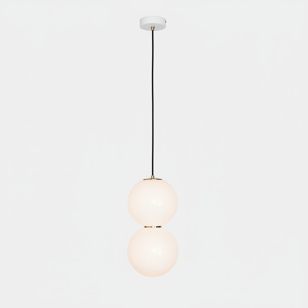 Pearls E Double Suspension Light - White Background Product Shot