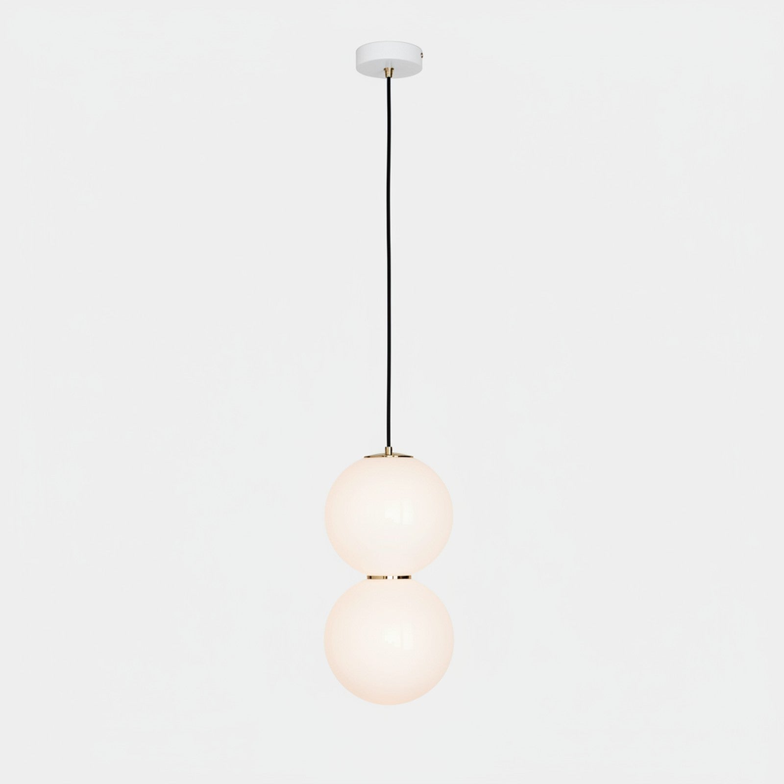 Pearls E Double Suspension Light - White Background Product Shot