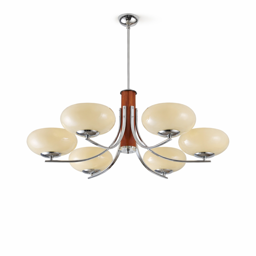 Bauhaus Kroonluchter met 3 tot 5 Lichtpunten