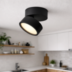 Moderne opbygget loftlampe