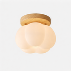 Græskarformet Overflademonteret Loftslampe