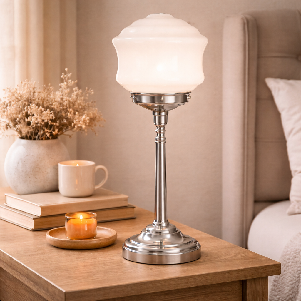 Tafellamp Met Kandelaarvormige Basis