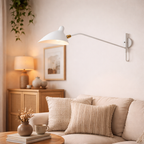 Minimalistische Wandlamp met Richtbare Lichtarm