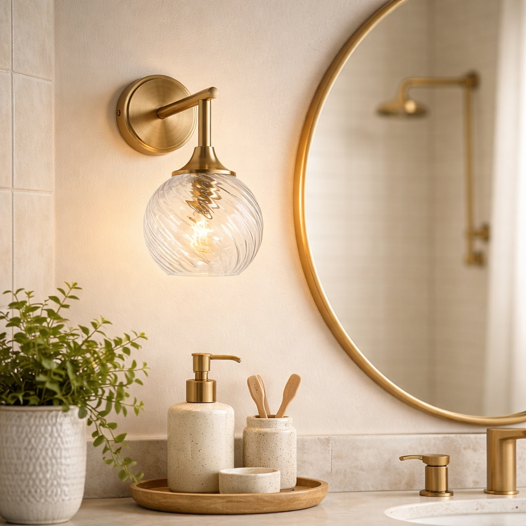 Wandlamp Met Cilindrische Kap Voor Binnenruimtes