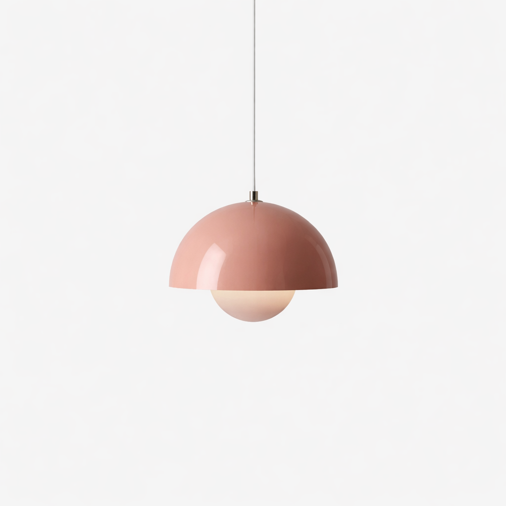 Danish Pendant Lamp in Flower Shape