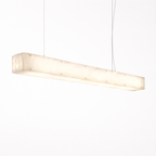Elongated LED Pendant Light with Continuous Light Line