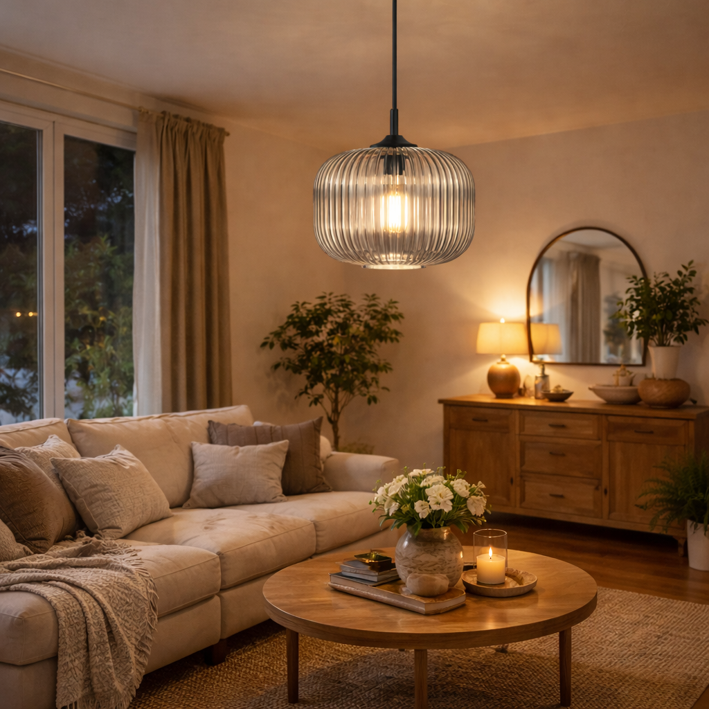 Lampe de table avec base classique et abat-jour en tissu