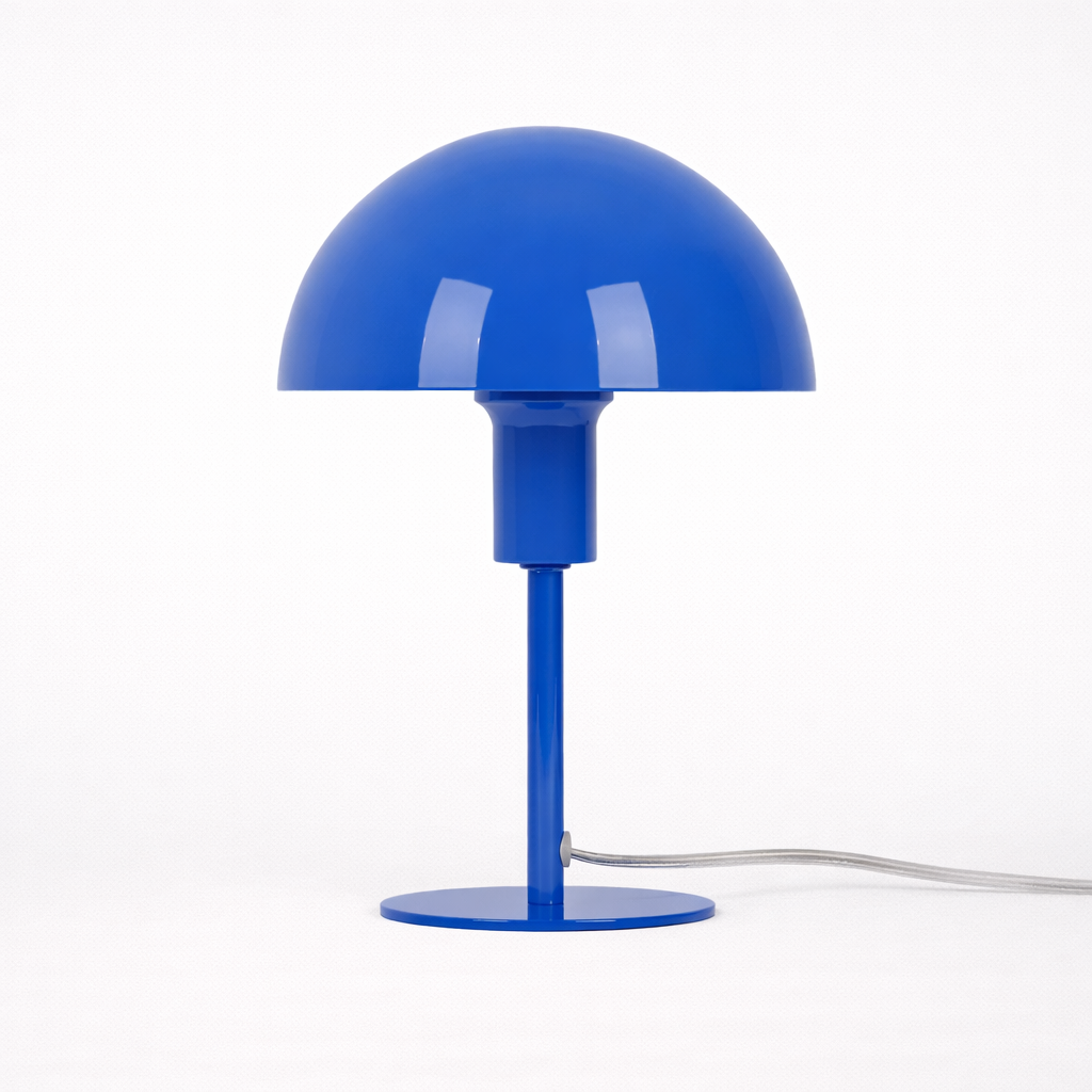 Compacte Tafellamp Met Ronde Kap En Moderne Vorm
