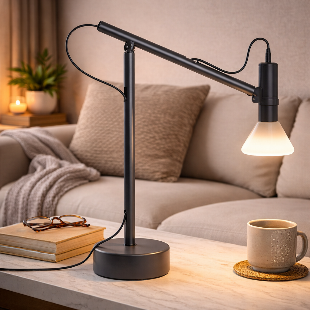 Bureaulamp Met Richtbare Spot Voor Gerichte Verlichting
