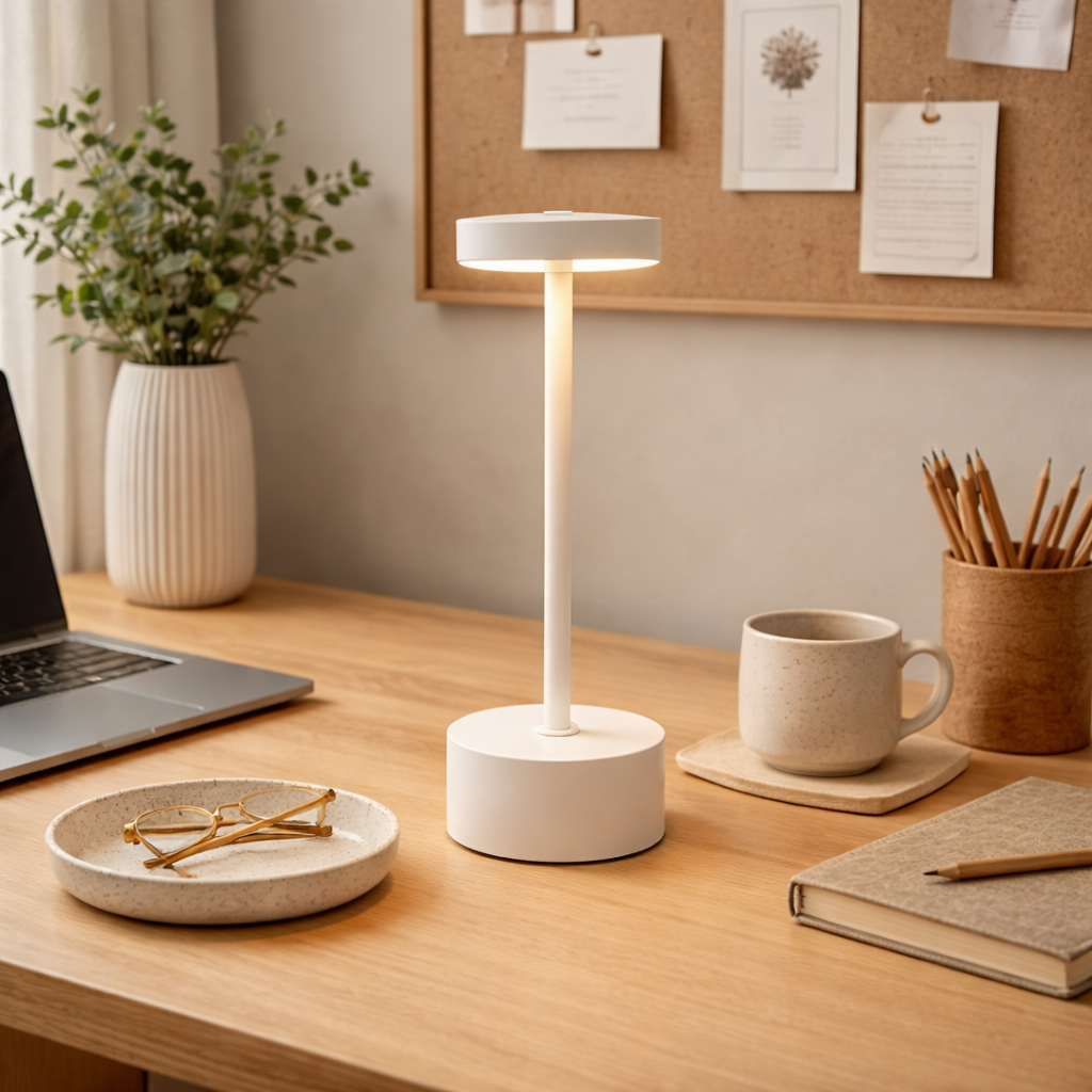 Draadloze LED Tafellamp Met Touchbediening En Oplaadfunctie