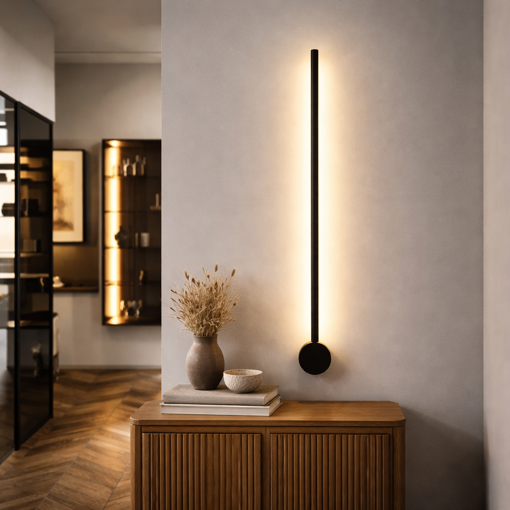 Linear LED Wall Lamp for Interiors