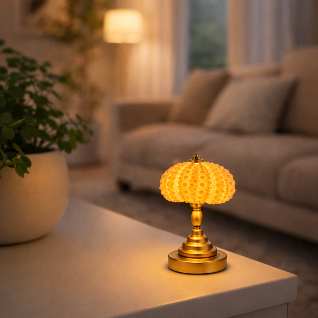 DIY Sea Urchin Night Light for Kids