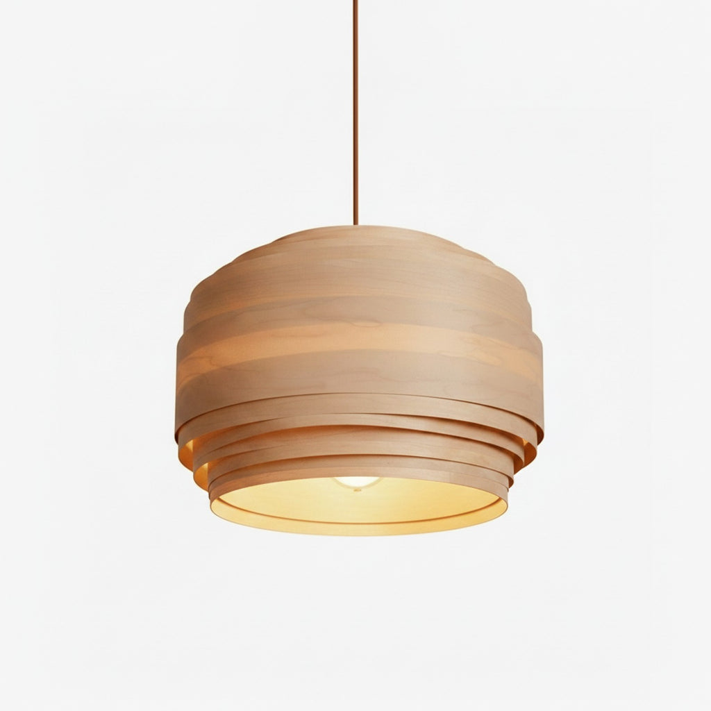 Tressa Wood Pendant - Bottom View