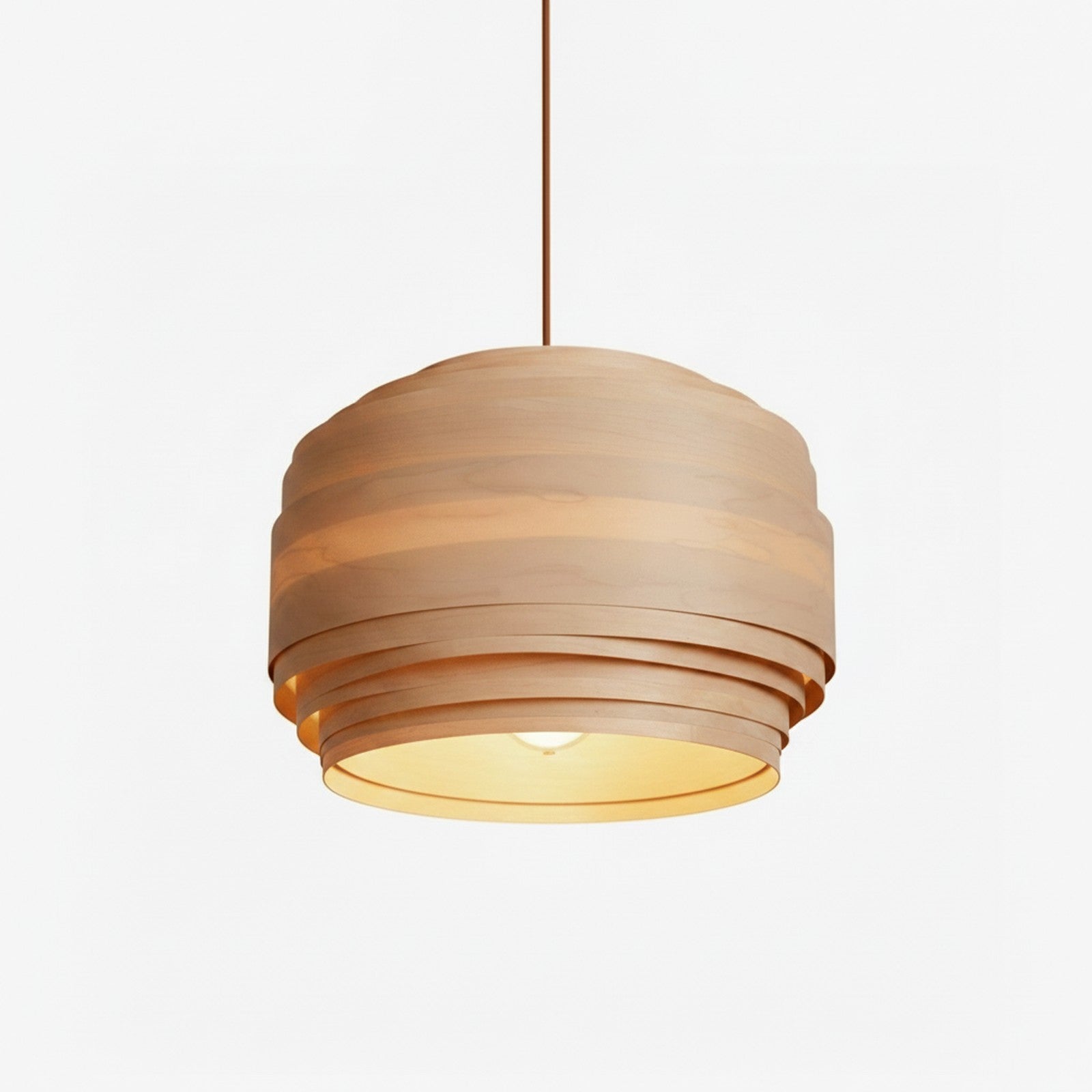 Tressa Wood Pendant - Bottom View