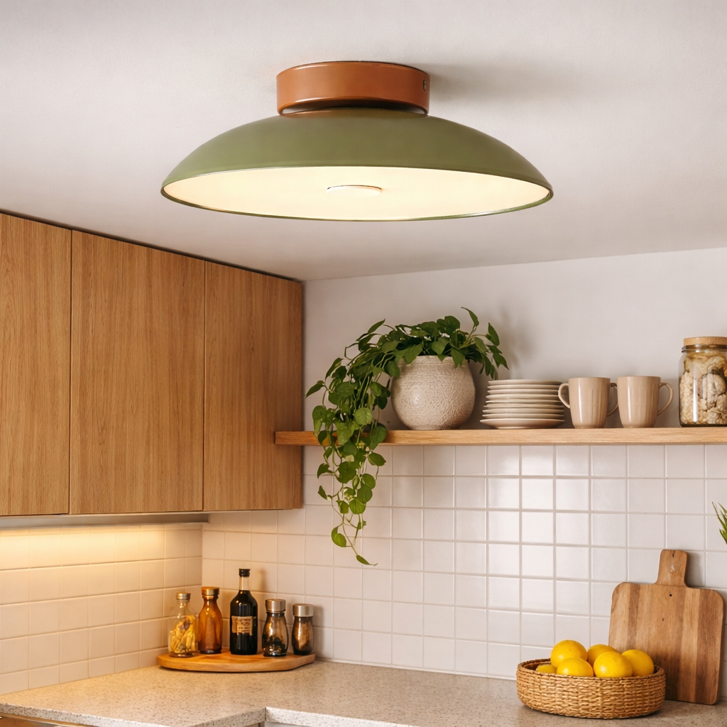 Nordisk Inspireret Rund Loftslampe