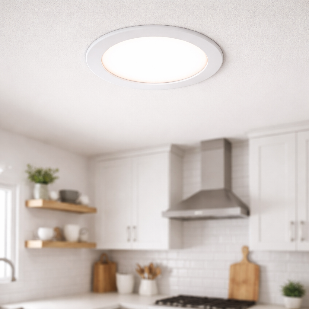 Round Ultra-Thin LED Downlight For Ceiling Recess