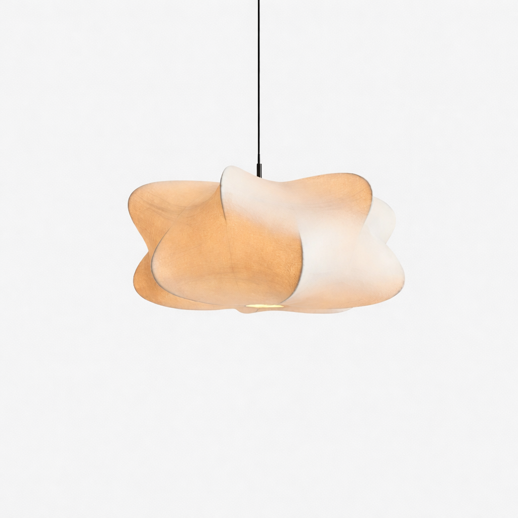 Organisk Pendel med Tekstilskærm