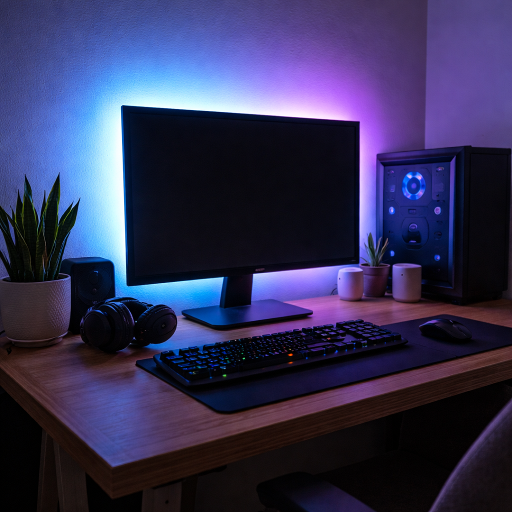 5-Meter RGB LED Strip With Multicolor Lighting