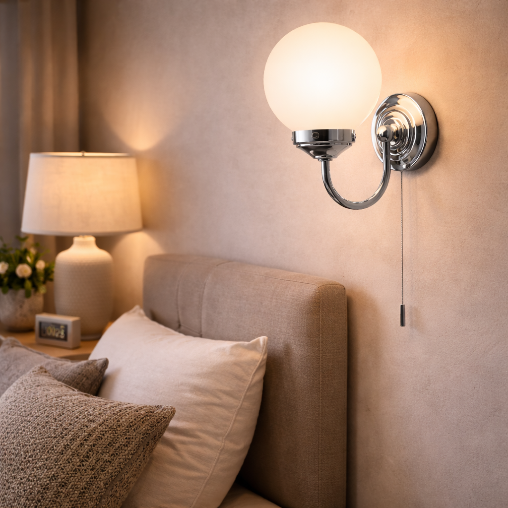 Applique murale avec forme classique et faisceau lumineux dirigé