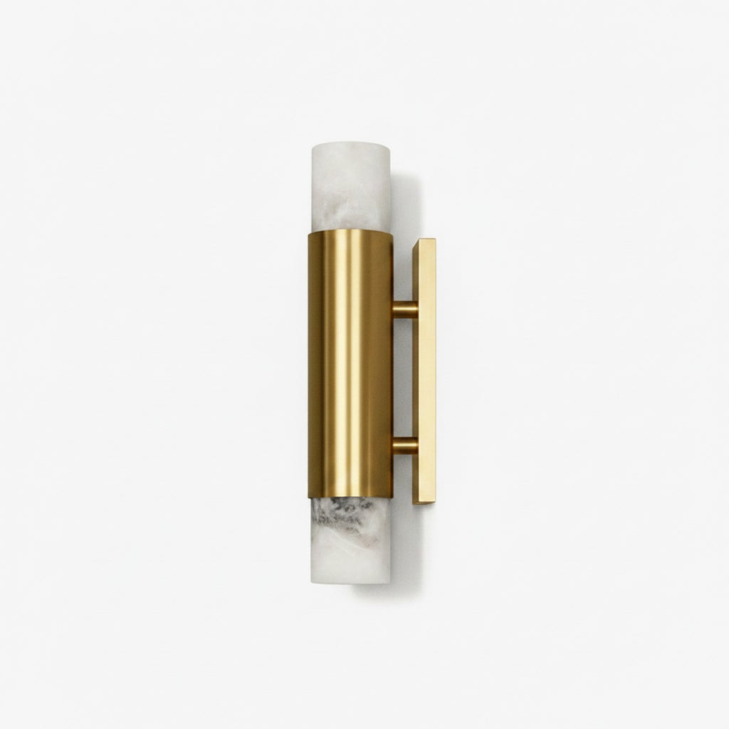Arden Alabaster Wall Lamp - Side Angle