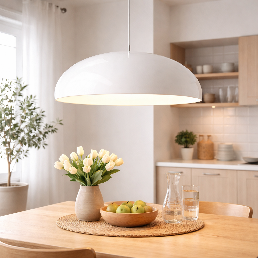 Scandinavische Hanglamp Met Kleurrijke Macaron Kap