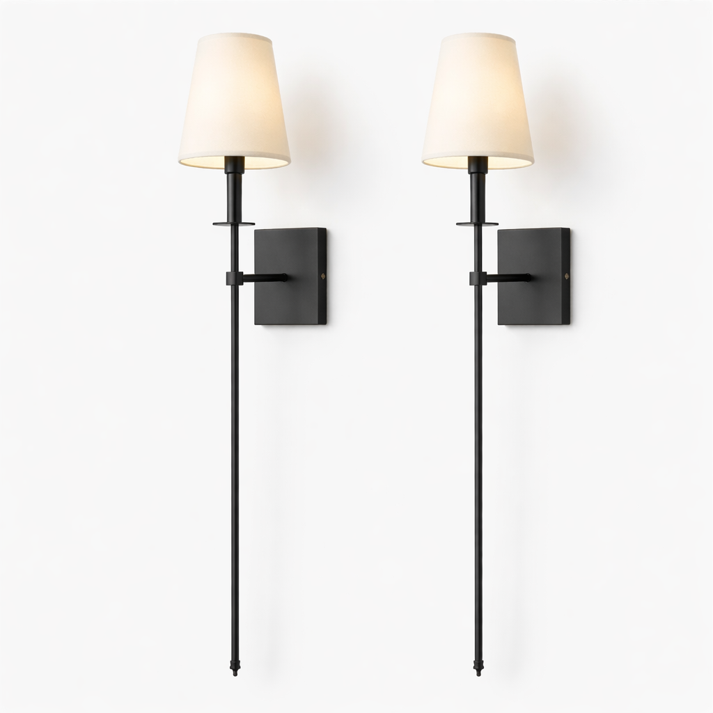 2-Pack Draadloze Oplaadbare Wandlampen