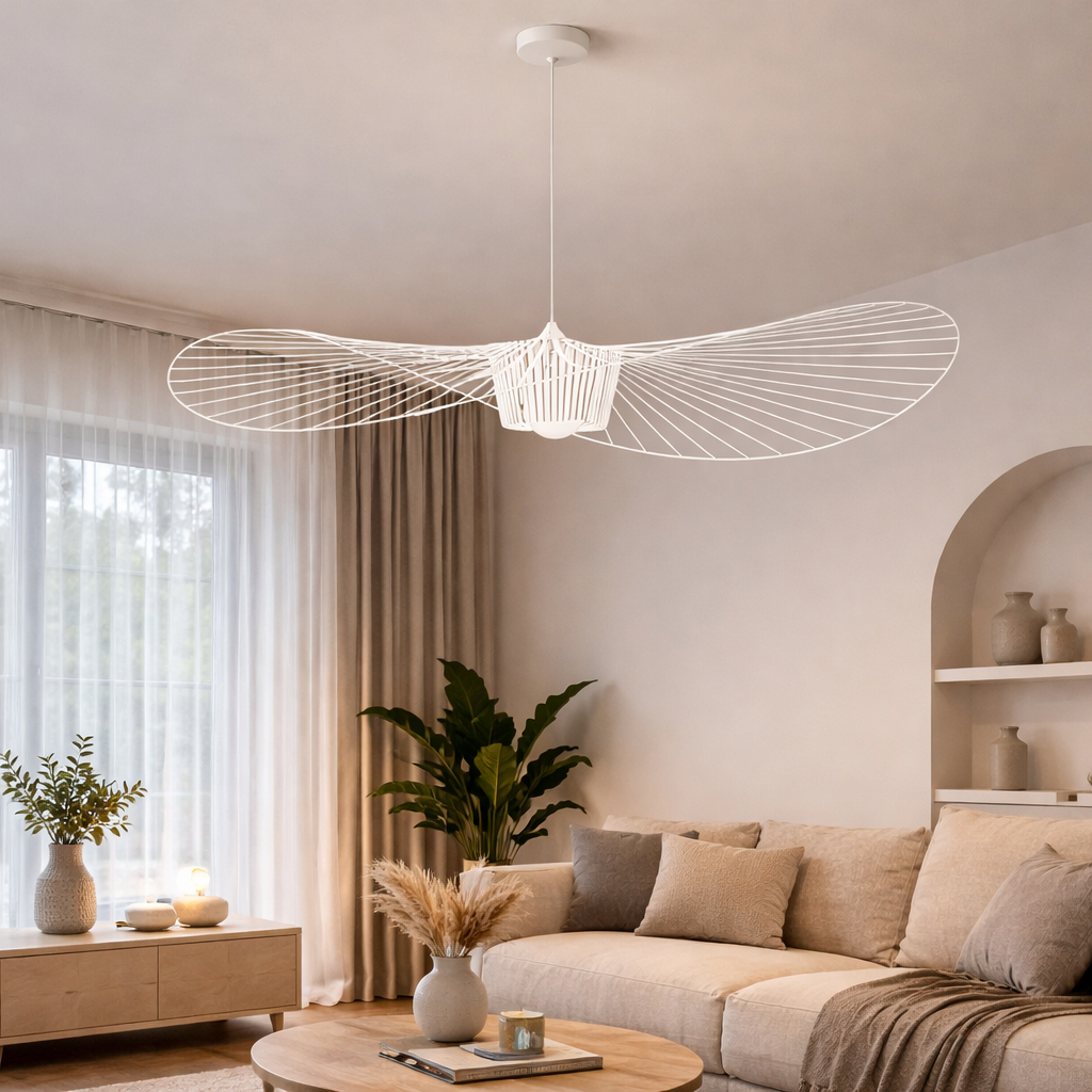 Grote Design Hanglamp met Luchtig Frame