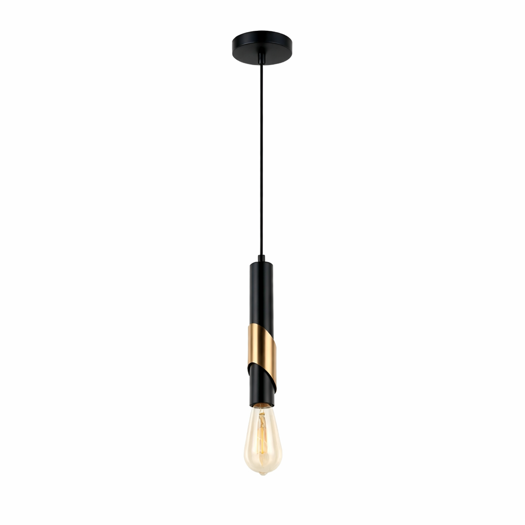 Suspension avec abat-jour décoratif et design intemporel