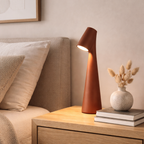 Draadloze Scandinavische LED Tafellamp Met Minimalistisch Ontwerp