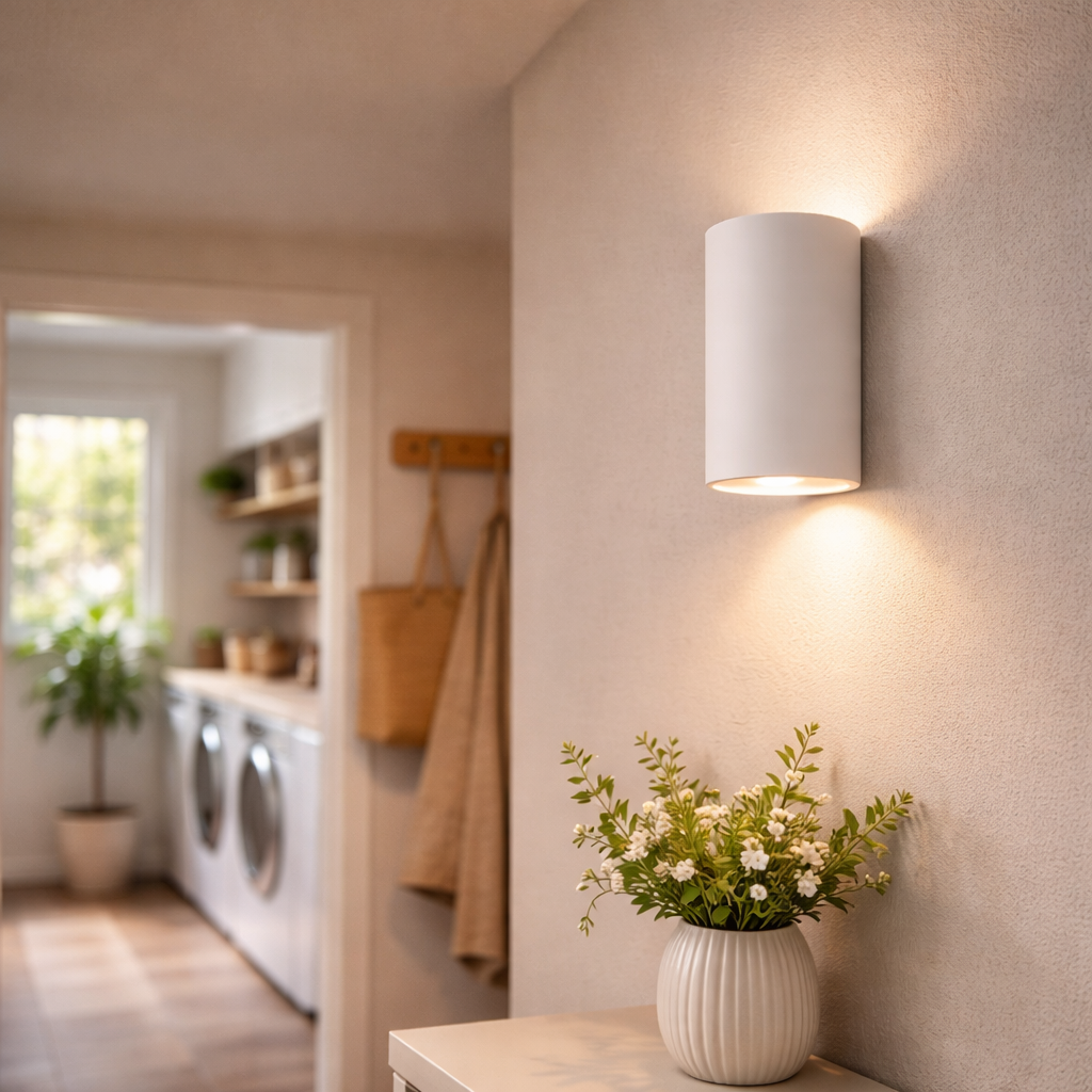 Wandlamp Met Dubbele Lichtuitgang En Strakke Vorm