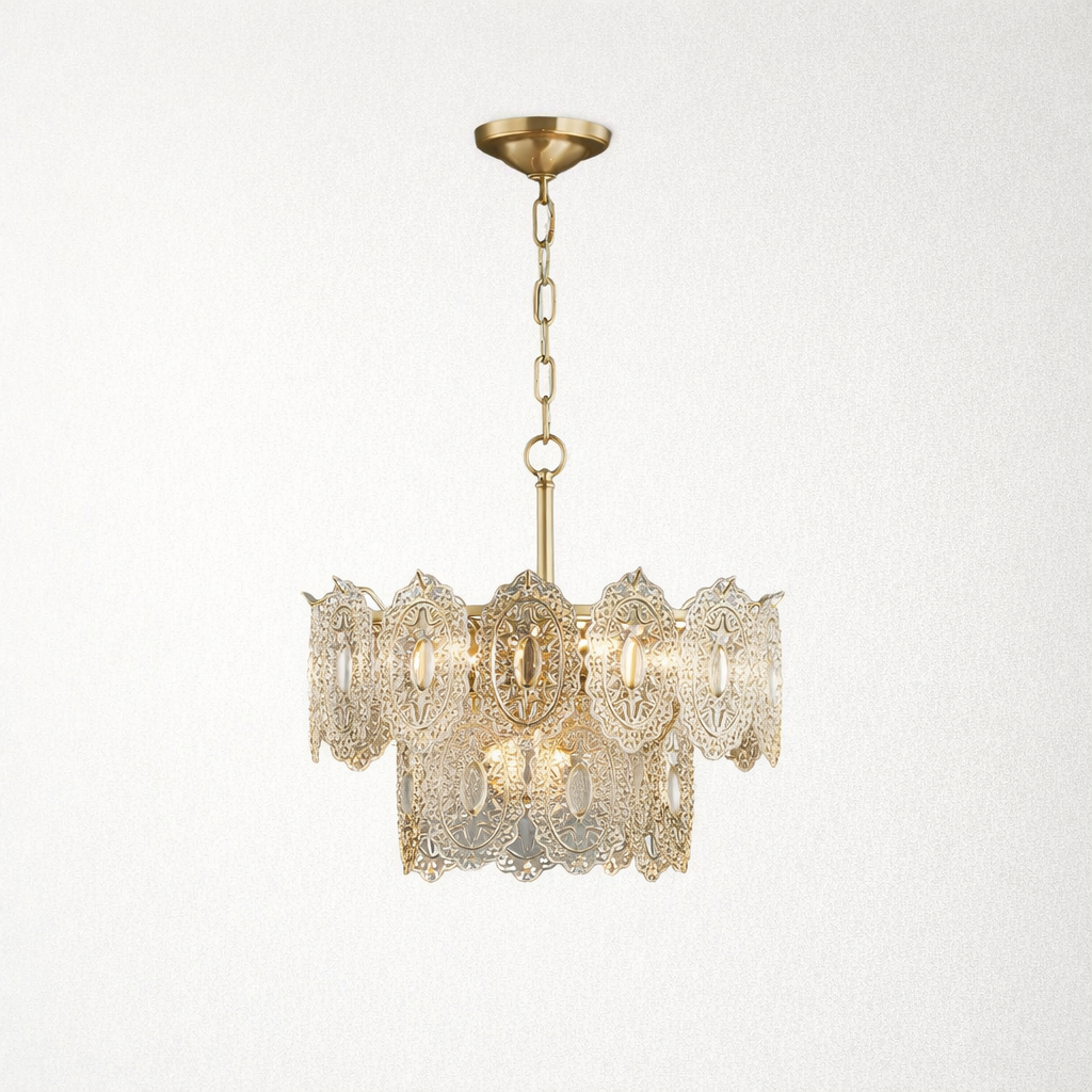 Crystal Chandelier with 5–7 Light Points