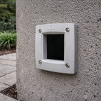 Vierkante Grijze Wandlamp Voor Gevelverlichting