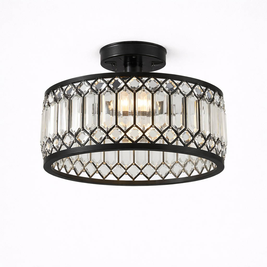 Crystal Ceiling Shade in Contemporary Style