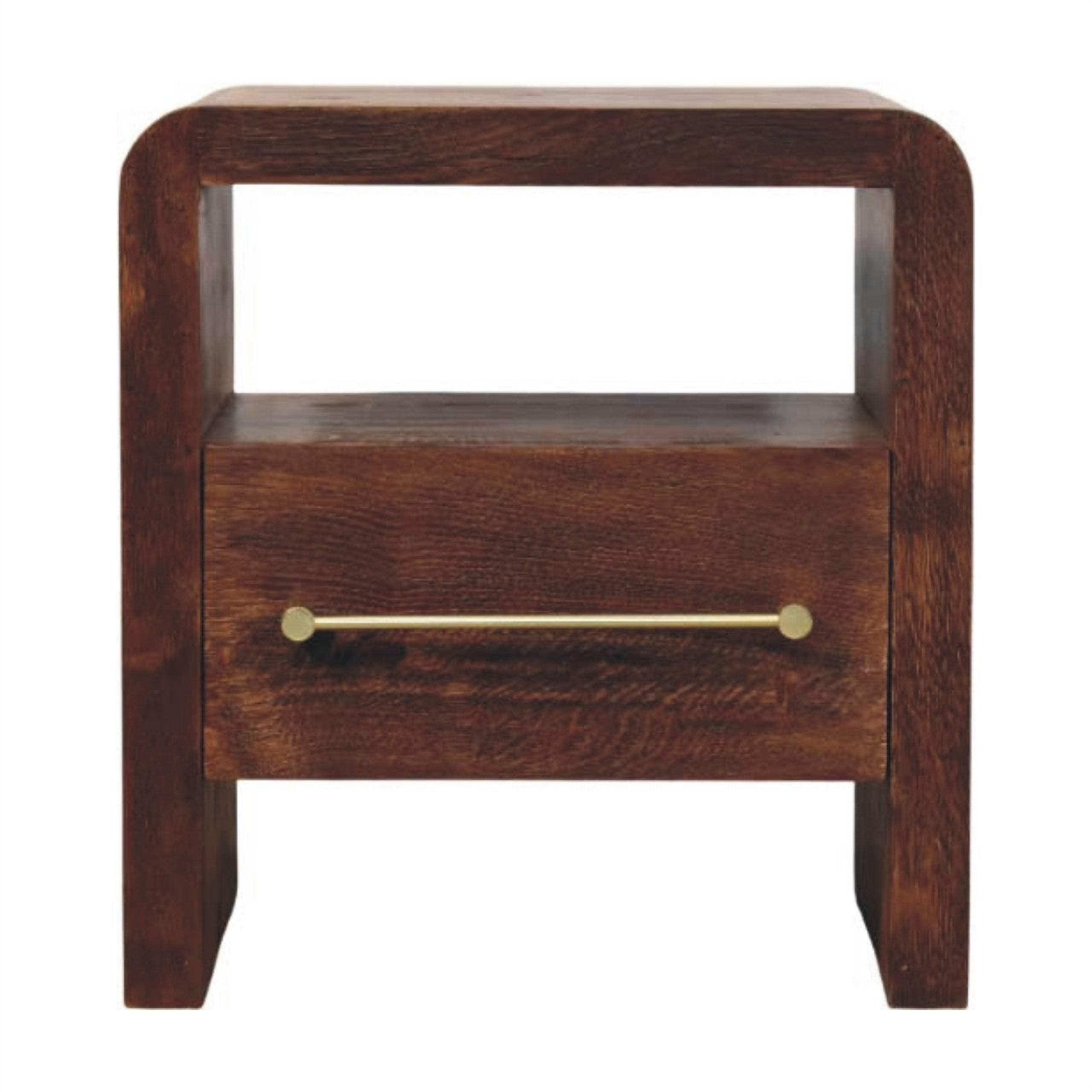 Alfr Block Nightstand