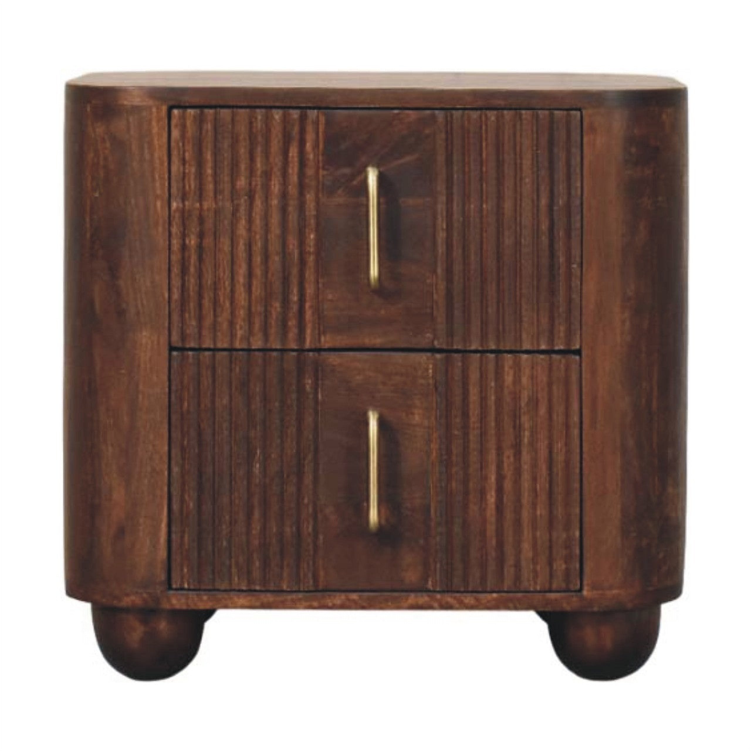 Ulvhild Fluted Nightstand
