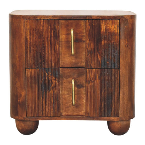 Ake Solid Wood Nightstand