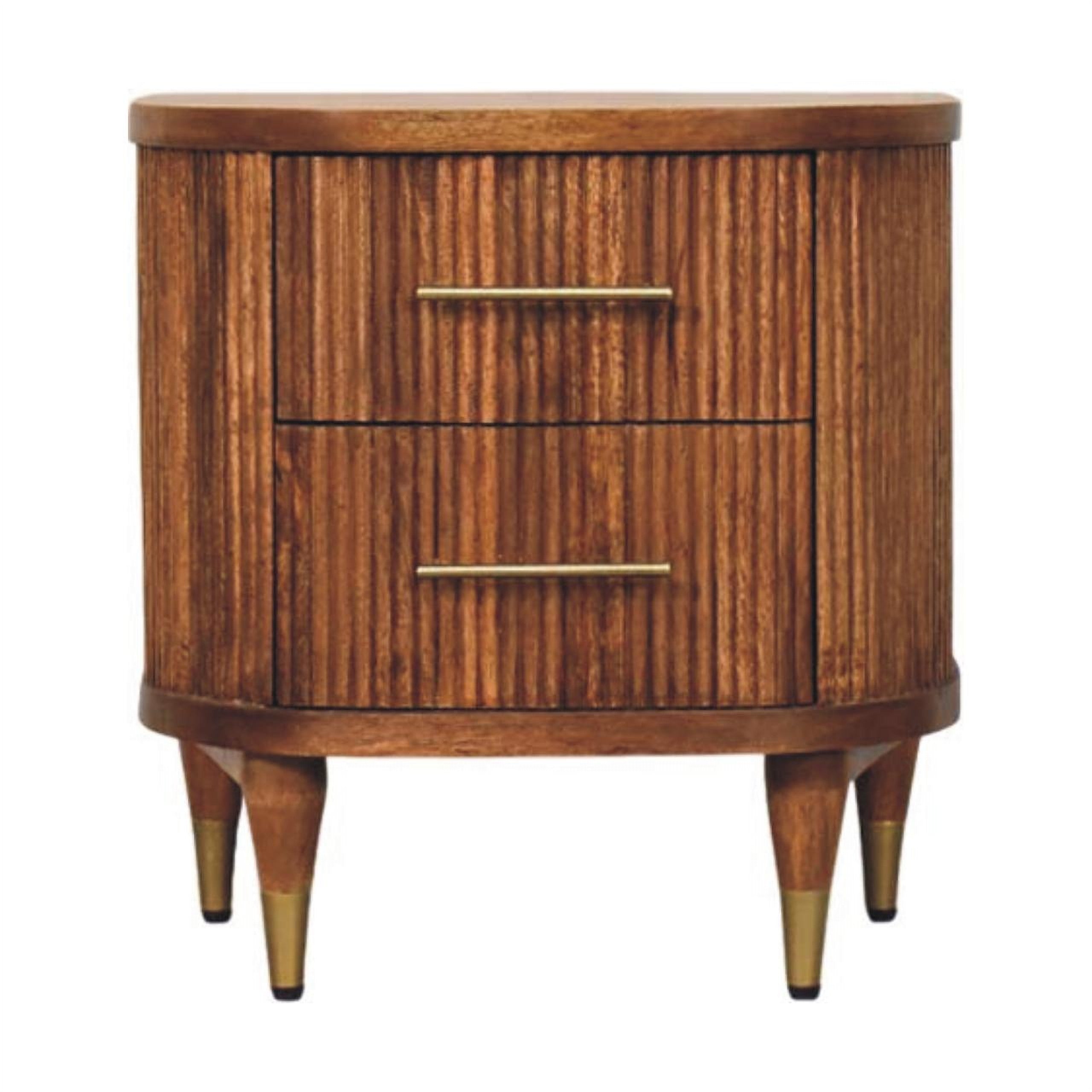 Jara Ribbed Nightstand