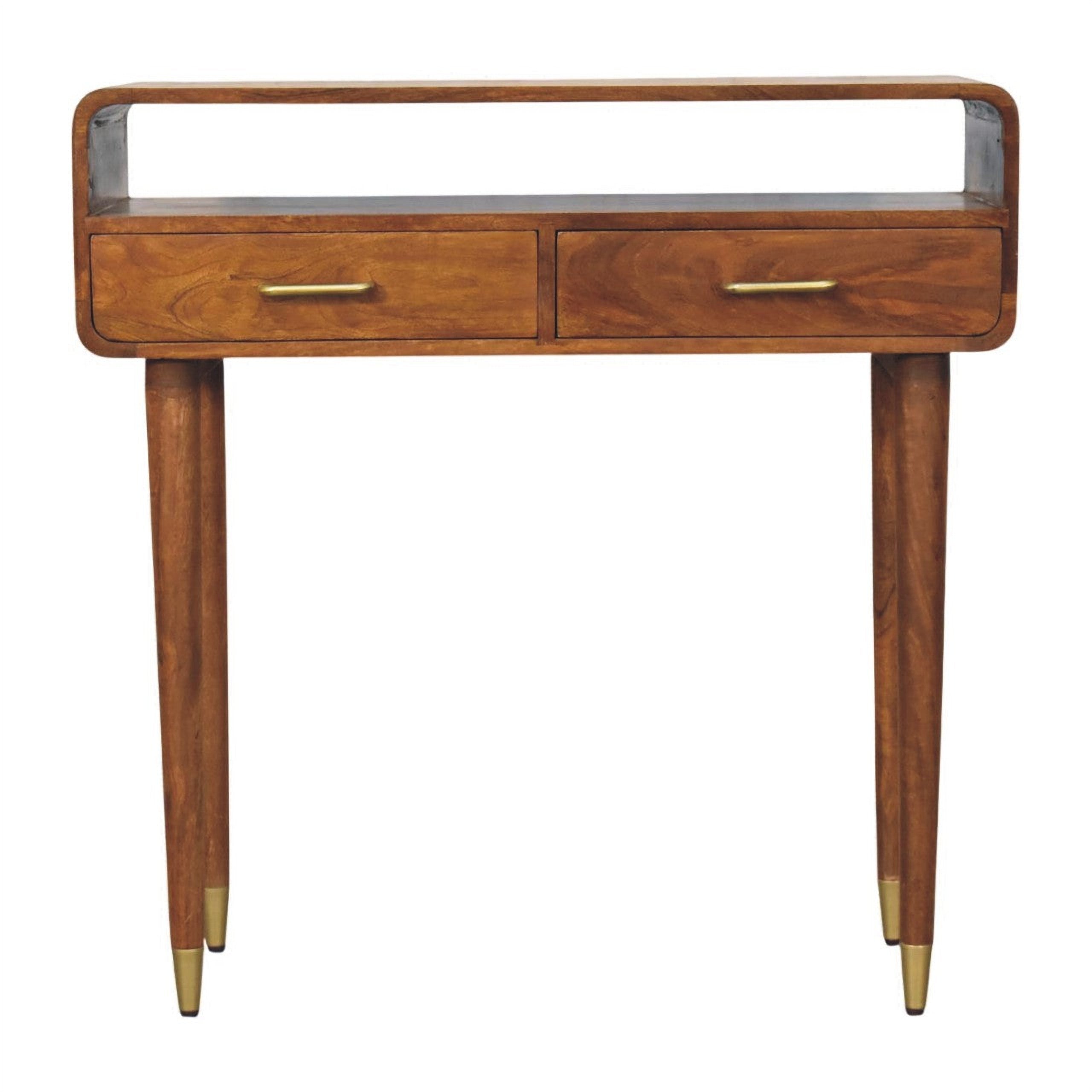 Alarik Curved Console Table