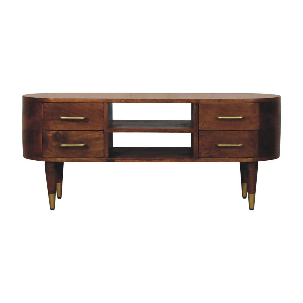 Loke Curved TV Stand