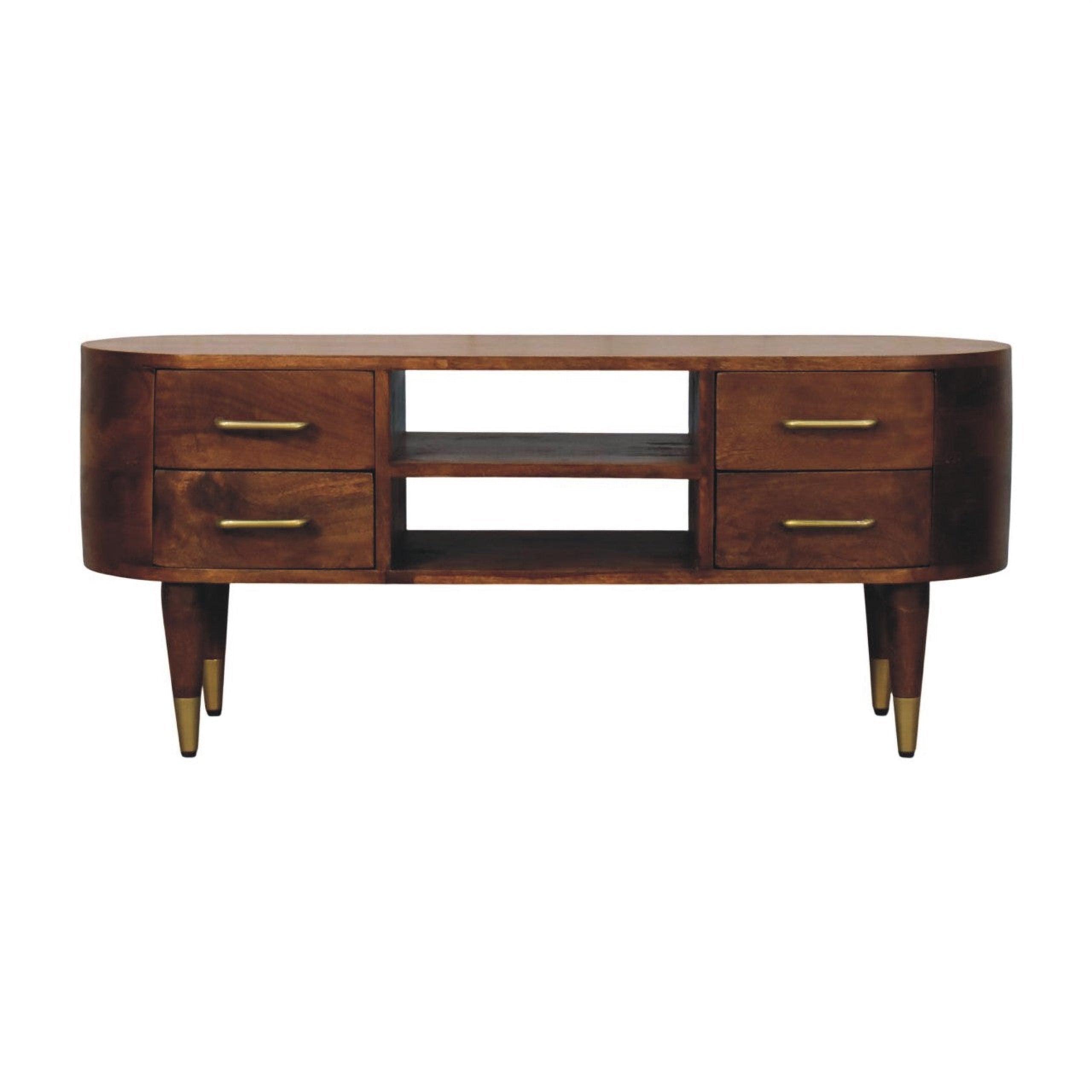 Loke Curved TV Stand