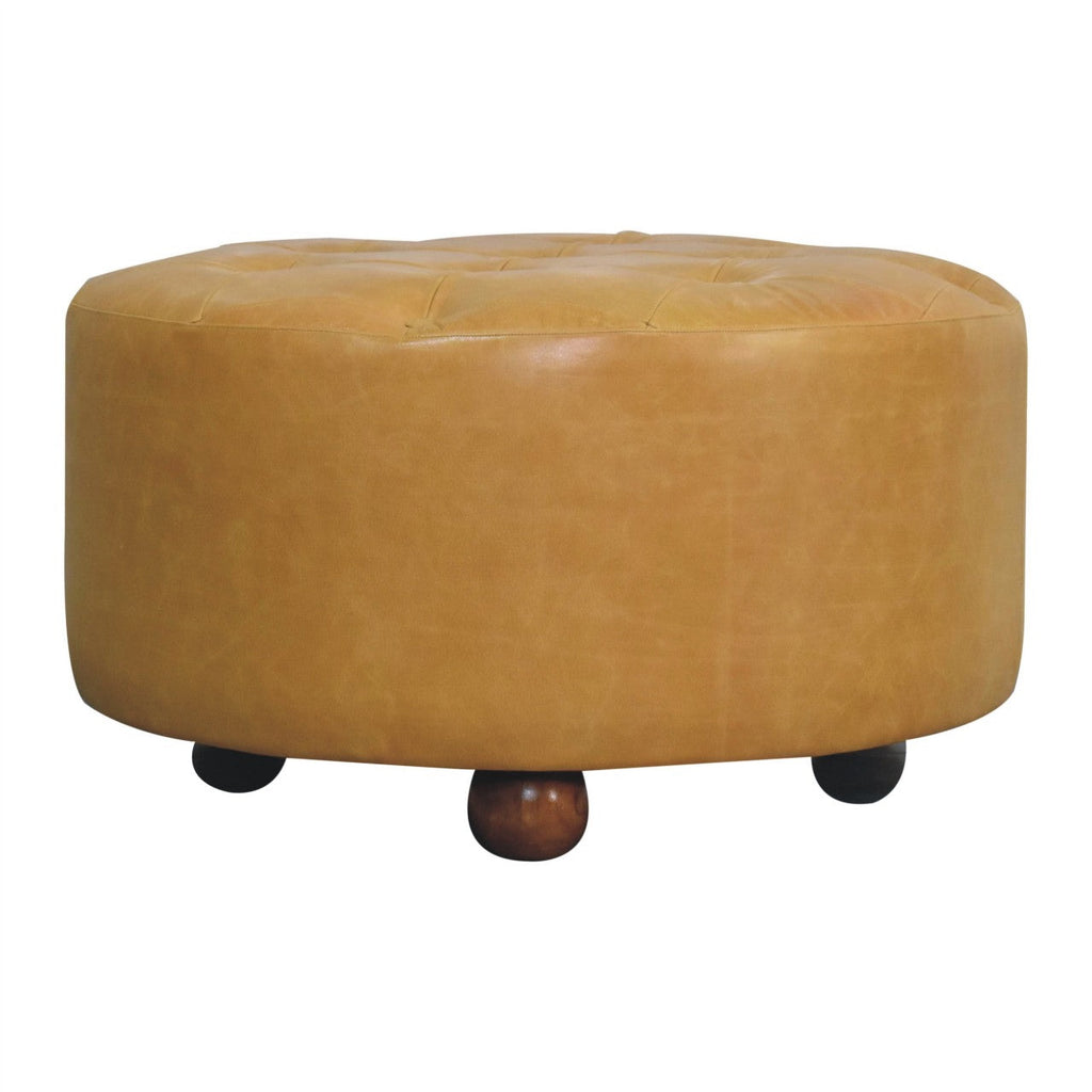 Tarjei Leather Coffee Table