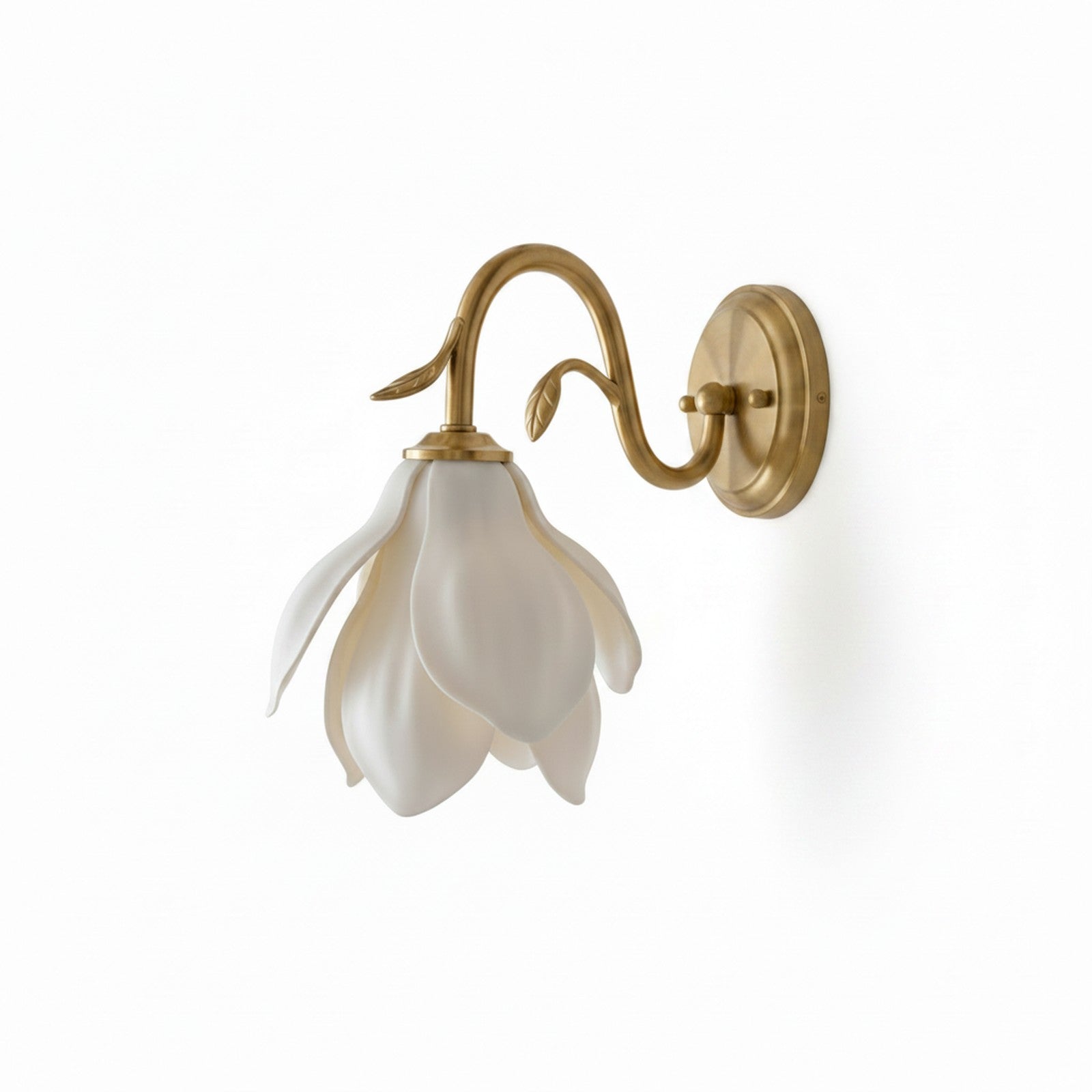 Liora Bloom Wall Light side angle showing projection