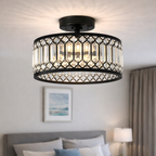 Crystal Ceiling Shade in Contemporary Style