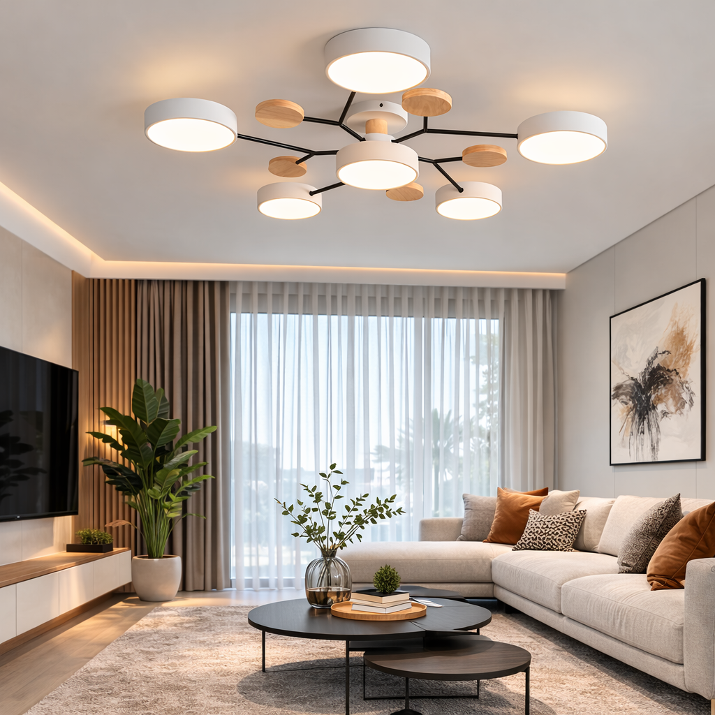 Ronde LED Plafondlamp Voor Moderne Interieurs