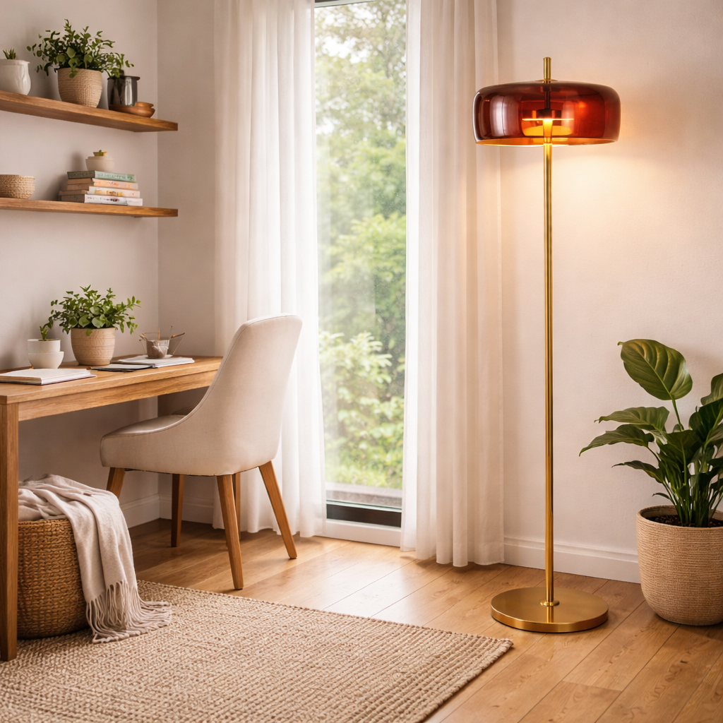 Industrielle Stehlampe im Vintage-Stil